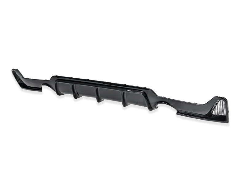 Exon Gloss Black M Performance Style Rear Diffuser w. Dual Outlet for BMW 4-Series F32 F33 F36 M-Sport - MODE Auto Concepts