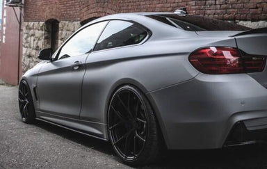 Exon Gloss Black M Performance Style Side Skirt Splitter for BMW 4-Series F32 F33 F36 M-Sport - MODE Auto Concepts