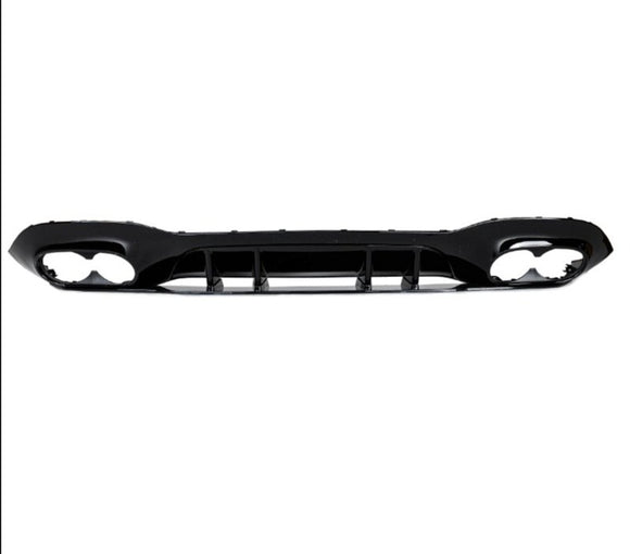 Exon Gloss Black Rear Diffuser Kit A45 AMG Aero-Package Style for Mercedes Benz A-Class inc. A35 AMG W177 (2019+) Hatch - MODE Auto Concepts