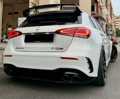 Exon Gloss Black Rear Spoiler A45 AMG Style for Mercedes-Benz A35 A45 S AMG & A180 A200 A250 W177 (2019-Current) - MODE Auto Concepts