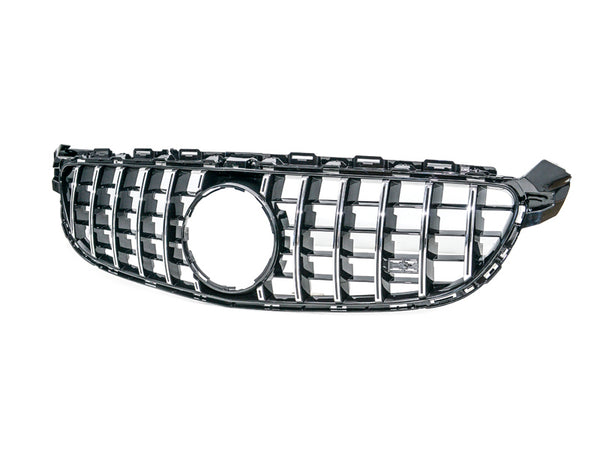 For Mercedes C-Class W205 250 Front Bumper GT Gloss Black Grille AMG C63 2014-18 For Mercedes C-Class W205 250 Front Bumper GT Gloss Black Grille AMG C63 2014-18
