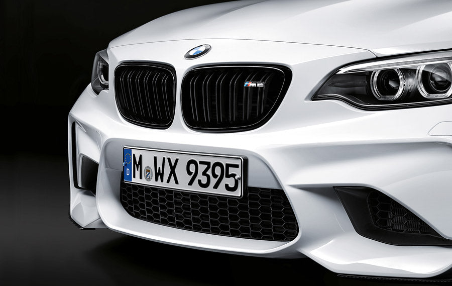 Genuine BMW Gloss Black Kidney Grilles suits M2 (F87) N55 - MODE Auto Concepts