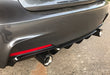 Exon Gloss Black M Performance Style Rear Diffuser w. Twin Outlet suit BMW 3-Series F30/F32 M-Sport - MODE Auto Concepts