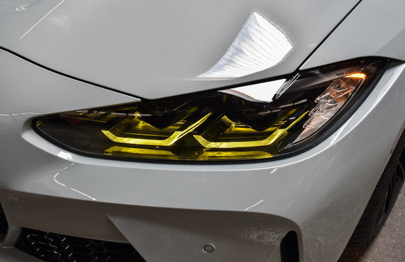 Luminosa Motorsport CSL Yellow Daytime Running Light LED Module for BMW M3 G80 G81 M4 G82 G83 - MODE Auto Concepts