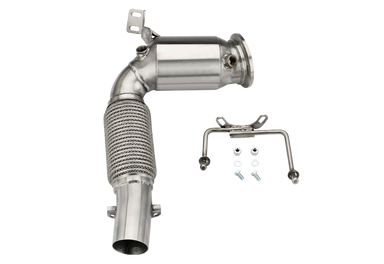 MODE Design 200cpsi Catted Downpipe for BMW M135i xDrive F40 M235i xDrive F44 B48 - MODE Auto Concepts
