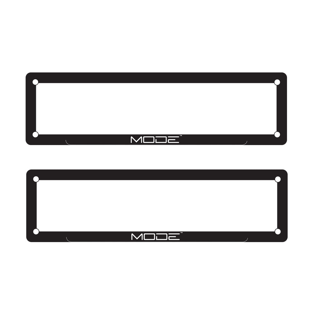 MODE Design License Number Plate Cover & Backing Plate Set - MODE Auto Concepts