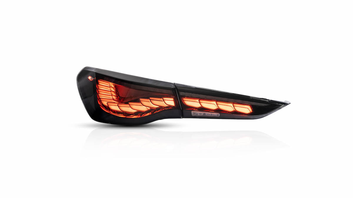 Luminosa GTS / CS Style OLED V2.0 Sequential Tail Light Blackline suit BMW M4 G82 & 4 Series G22 G23 G26 420i 430i M440i - MODE Auto Concepts