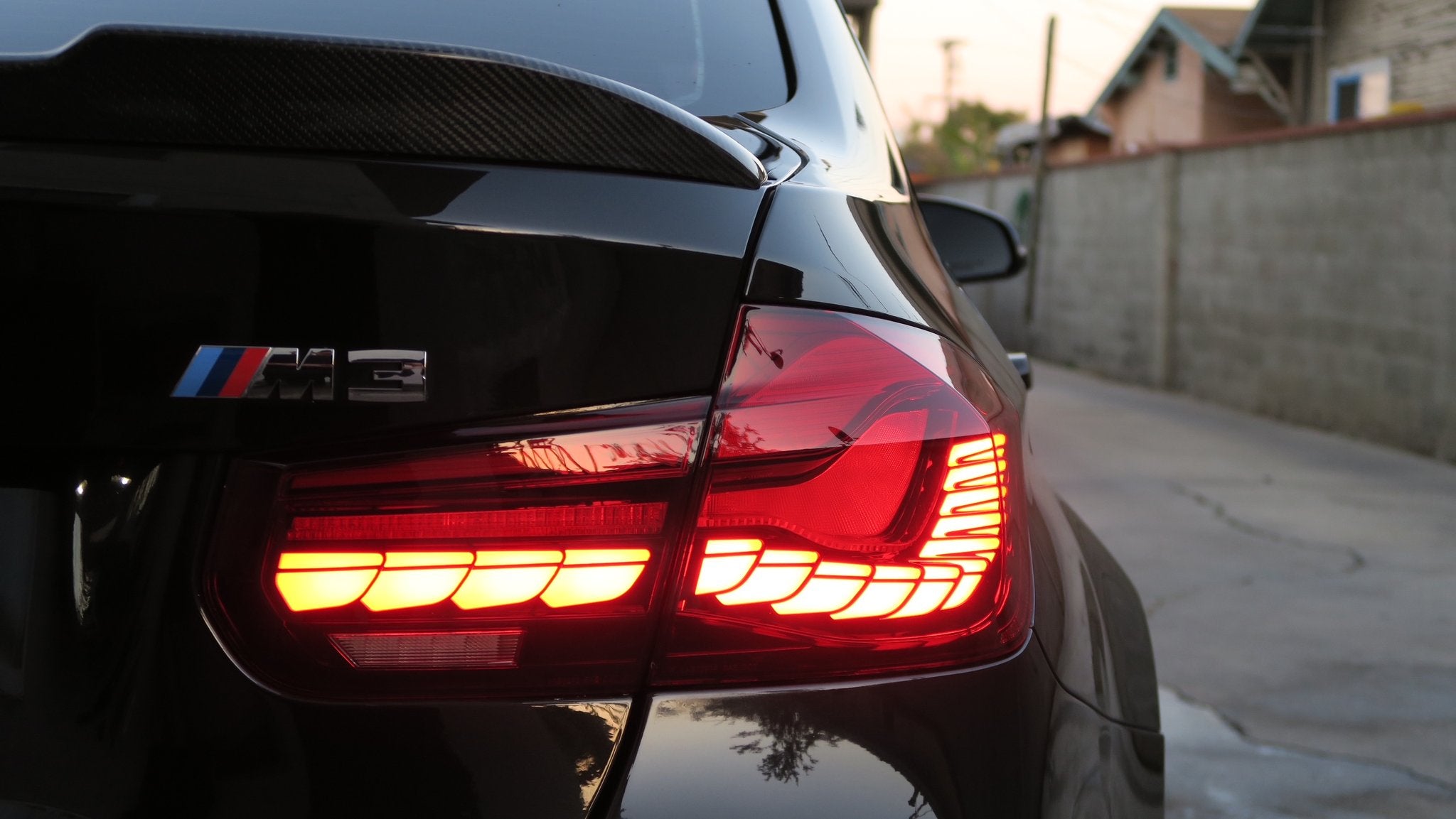 Luminosa GTS / CS Style OLED Sequential Tail Light Red Clear suit BMW M3 F80 & 3 Series F30 - MODE Auto Concepts