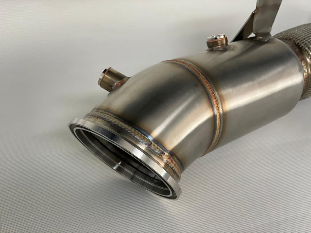 MODE Design Decatted Downpipe B58 BMW M140i F20 M240i F22 340i F30 440i F32 540i G30 740i G11 G12 inc. X-Drive 2016+ - MODE Auto Concepts