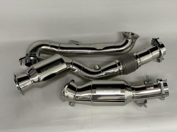 MODE Design 300cpsi Catted Downpipe S58 BMW M3 G80 M4 G82 (inc. OPF) - MODE Auto Concepts