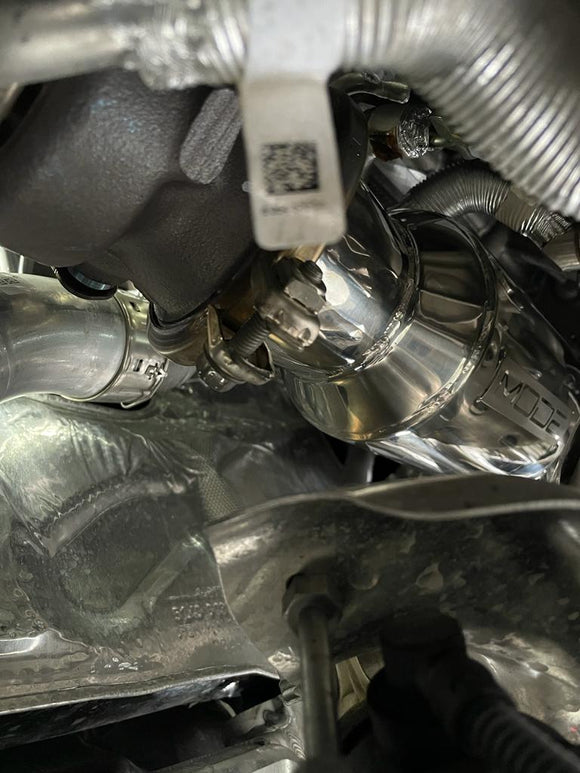 MODE Design 300cpsi Catted Downpipe S58 BMW M3 G80 M4 G82 (inc. OPF) - MODE Auto Concepts