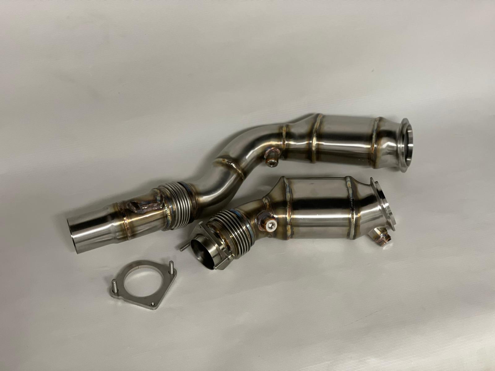MODE Design 200cpsi Catted Downpipe S55 BMW M3 F80 M4 F82 M2 Competition F87 - MODE Auto Concepts