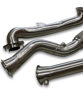 MODE Design Decatted Downpipe S58 BMW M3 G80 M4 G82 (inc. OPF) - MODE Auto Concepts