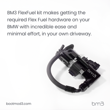 BOOTMOD3 Flex Fuel Kit for N55 BMW M2 F87 M135i F20 M235i F22 335i F30 435i F32 - CANBUS Enabled Ethanol Content Analyzer (ECA) - MODE Auto Concepts