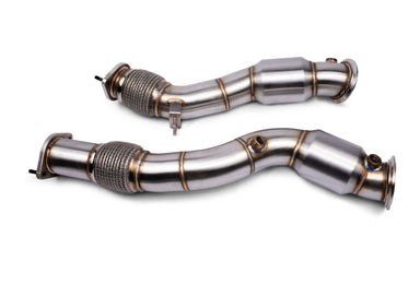 VRSF Stainless Steel Sport Catted Downpipes suit S58 BMW X3M / X4M (F97/F98) - MODE Auto Concepts