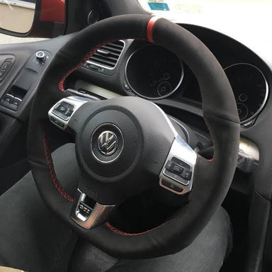 MODE DSG Paddles Custom Suede Steering Wheel Cover for VW Golf MK6 - MODE Auto Concepts
