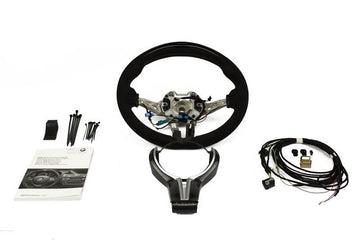 Genuine BMW M Performance LED Race Display Steering Wheel w. Carbon Trim suit M2 & M2 Competition (F87) - MODE Auto Concepts