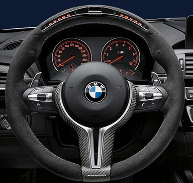 Genuine BMW M Performance LED Race Display Steering Wheel w. Carbon Trim suit M2 & M2 Competition (F87) - MODE Auto Concepts