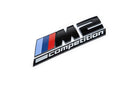Genuine BMW M2 Competition Black Badge Trunk Emblem M2 (F87) - MODE Auto Concepts