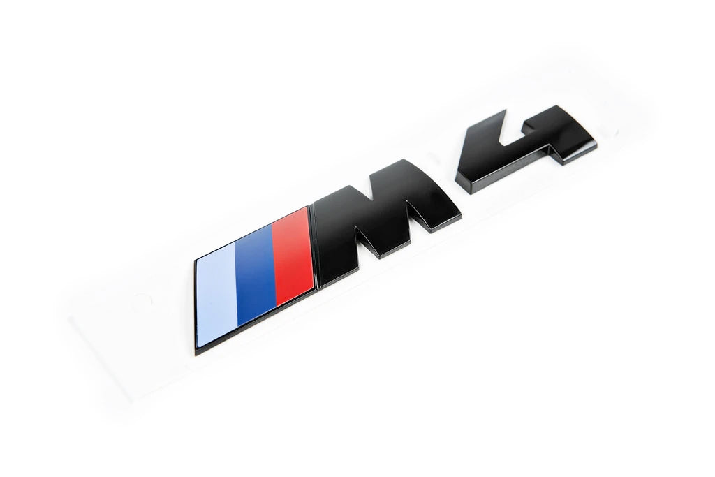 Genuine BMW M4 Black Badge Trunk Emblem M4 (F82) - MODE Auto Concepts