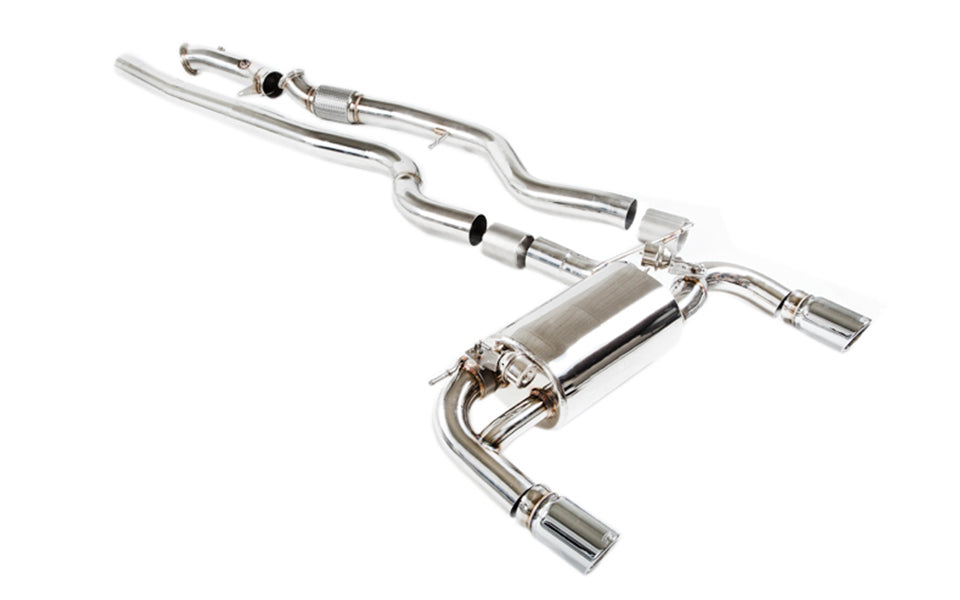 iPE - Valvetronic Exhaust System w/ OBD Remote & Dual Side Single Chrome Tips suit BMW F32 435i (N55) (2013-2016) - MODE Auto Concepts