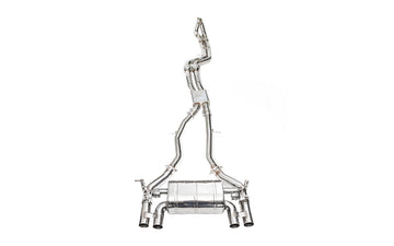 iPE - Valvetronic Exhaust System w/ OBD Remote & Ti Blue Tips suit BMW M3 F80 & M4 F82/F83 (2014-2020) - MODE Auto Concepts