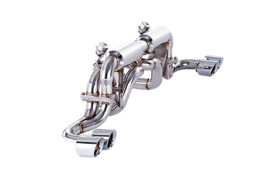 iPE - Valvetronic Exhaust System w/ Wired Remote & Black Chrome Tips suit Ferrari 360 Modena (2000-2004) - MODE Auto Concepts
