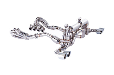 iPE - Valvetronic Exhaust System w/ Wired Remote & Ti Blue Tips suit Ferrari 360 Modena (2000-2004) - MODE Auto Concepts