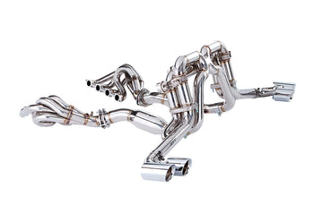 iPE - Valvetronic Muffler w/ Black Chrome Tips suit Ferrari 430 (2004-2009) - MODE Auto Concepts