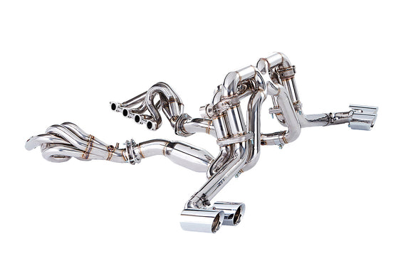 iPE - Valvetronic Muffler w/ Black Chrome Tips suit Ferrari 430 (2004-2009) - MODE Auto Concepts