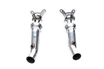 iPE - Decatted Downpipe Cat Bypass Pipe + Valvetronic Muffler suit Ferrari 458 Speciale (2009-2015) - MODE Auto Concepts