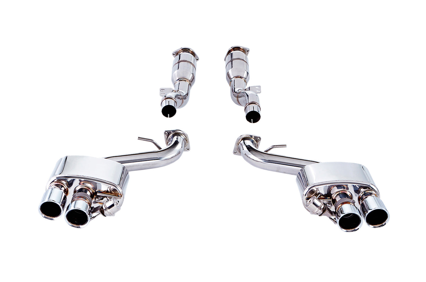 iPE - Valvetronic Exhaust w/ Chrome Tips suit Ferrari 599 GTB Fiorano (2006-2012) - MODE Auto Concepts
