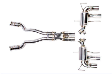 iPE - Valvetronic Exhaust System w/ Black Chrome Tips suit Ferrari F12 Berlinetta (2012-2017) - MODE Auto Concepts