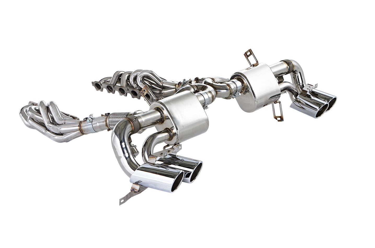 iPE - Headers with Decatted Cat Bypass Pipe suit Lamborghini Gallardo LP550 / 560 / 570 (2008-2013) - MODE Auto Concepts