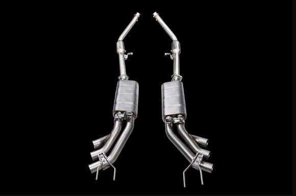 iPE - Valvetronic Exhaust System w/ OBD Remote & Black Chrome Tips suit Mercedes Benz G63/G500 (W463) (2012-2018) - MODE Auto Concepts