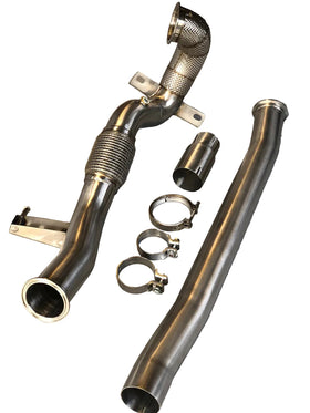 MODE Design Performance Decatted/Catless 3.5 " Downpipe V2.0 suits VW Golf MK7 / MK7.5 R & Audi S3 (8V) - MODE Auto Concepts
