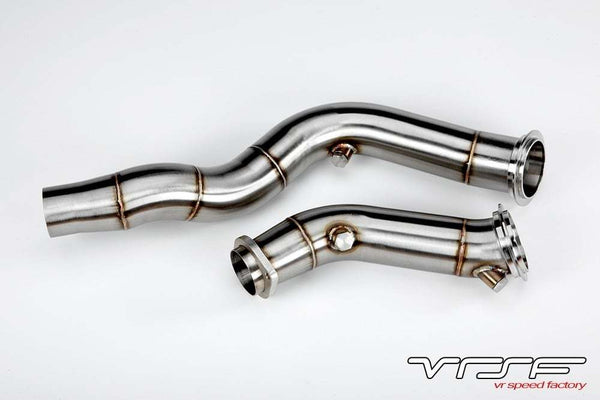 VRSF 3″ Cast Catless Downpipes for S55 BMW M3 F80 M4 F82 M2
