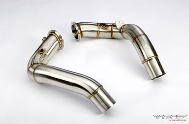 VRSF Stainless Steel Catless Downpipes suit V8 S63 BMW X5M & X6M (F85/F86) - MODE Auto Concepts