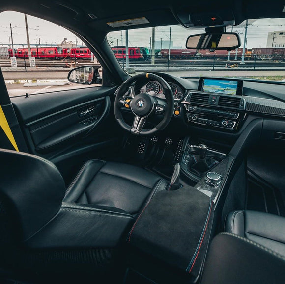 MODE YELLOW M1/M2 Steering Wheel Button suits BMW M2 (F87) M3/M4 (F80/F82) M5 (F10) M6 (F06/F12/F13) X5M (F85) X6M (F86) - MODE Auto Concepts