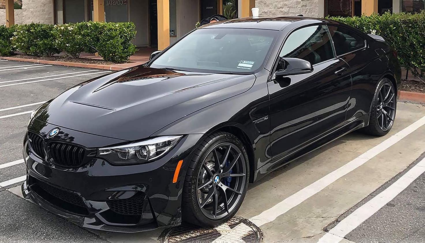 Exon Gloss Black CS Style Front Splitter for BMW M3 F80 M4 F82 | MODE ...