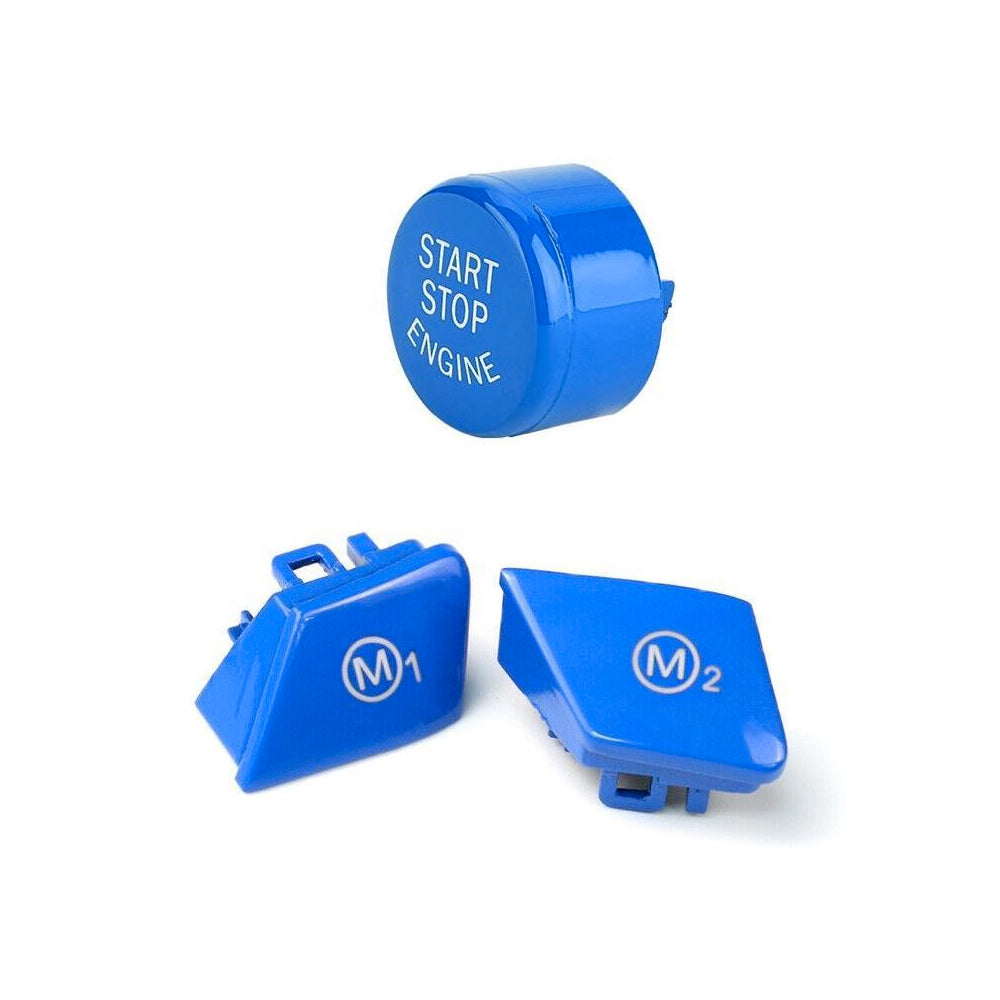 MODE Blue Stop/Start Button for BMW M2 F87 M3 F80 M4 F82 M5 F10 M6 F06 F12  F13 X5M F85 X6M F86 MODE Auto Concepts