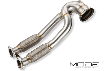 MODE Design Performance Decatted/Catless Downpipe suits Audi RS3 8V PFL - MODE Auto Concepts