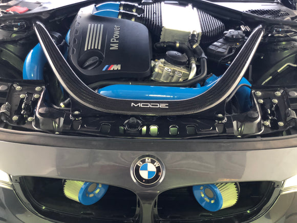 MODE Air+ Performance Front Mounted Intake & Charge Pipe Kit BMW M3/M4 (F80/F82/F83) S55 - MODE Auto Concepts