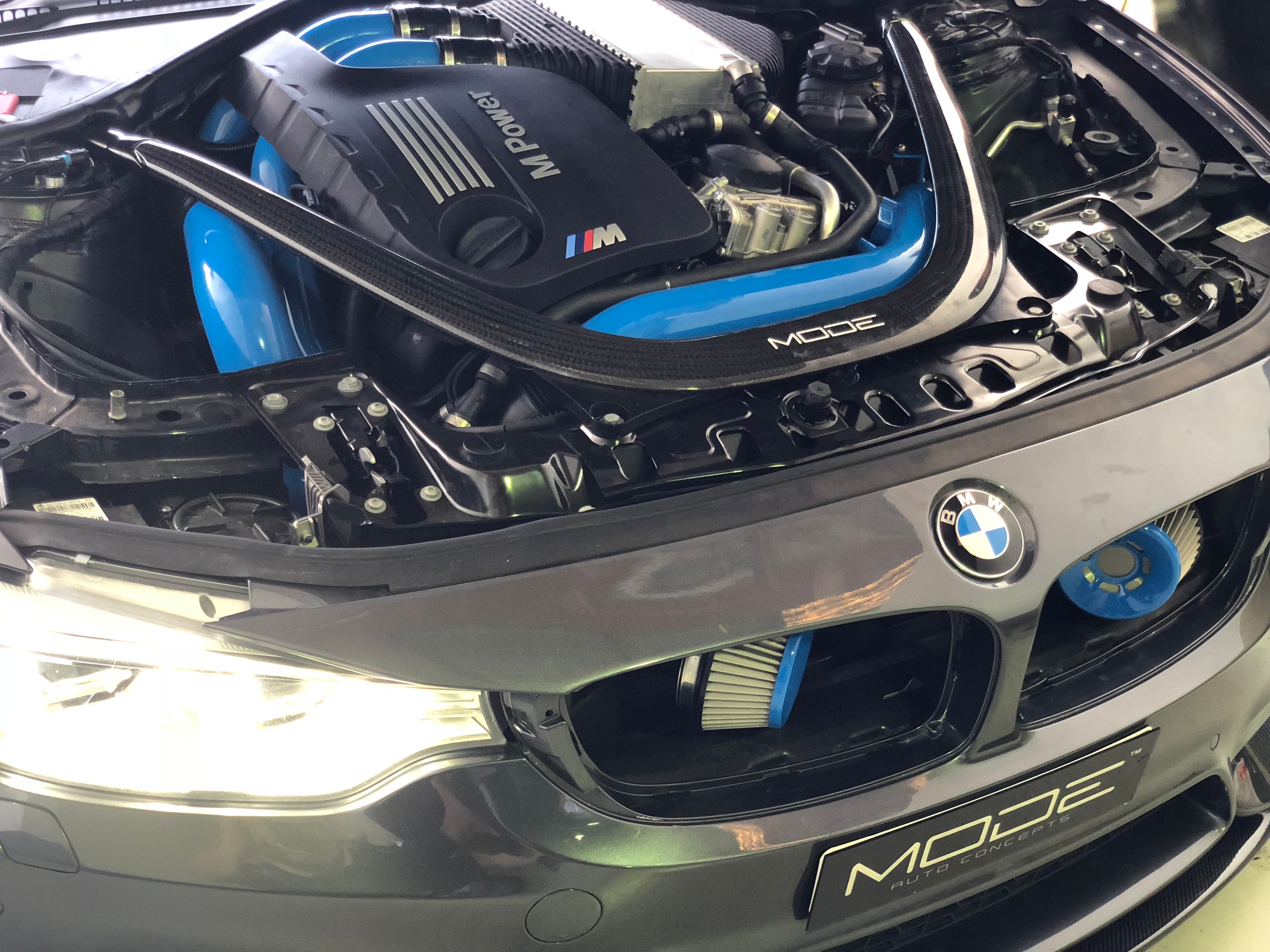 MODE Air+ Performance Front Mounted Intake & Charge Pipe Kit BMW M3/M4 (F80/F82/F83) S55 - MODE Auto Concepts