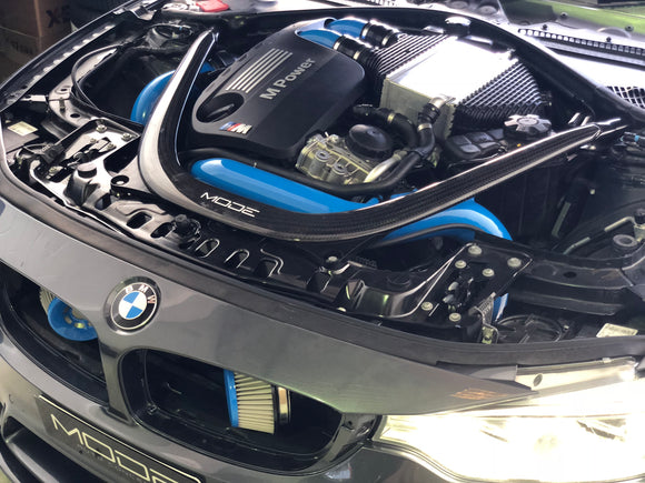 MODE Air+ Performance Front Mounted Intake & Charge Pipe Kit BMW M3/M4 (F80/F82/F83) S55 - MODE Auto Concepts