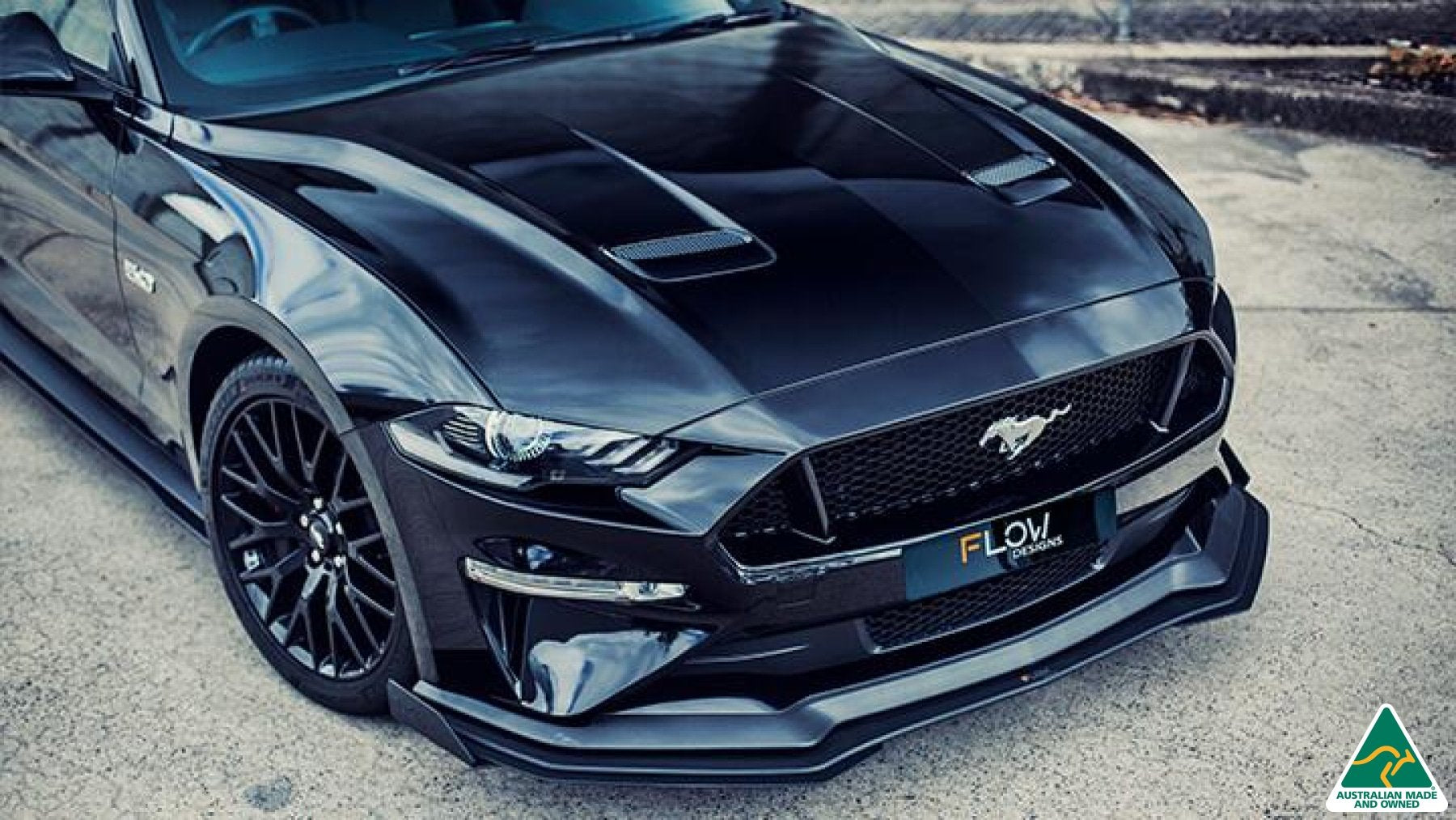 GT Mustang S550 FN Front Splitter Winglets (Pair) - MODE Auto Concepts