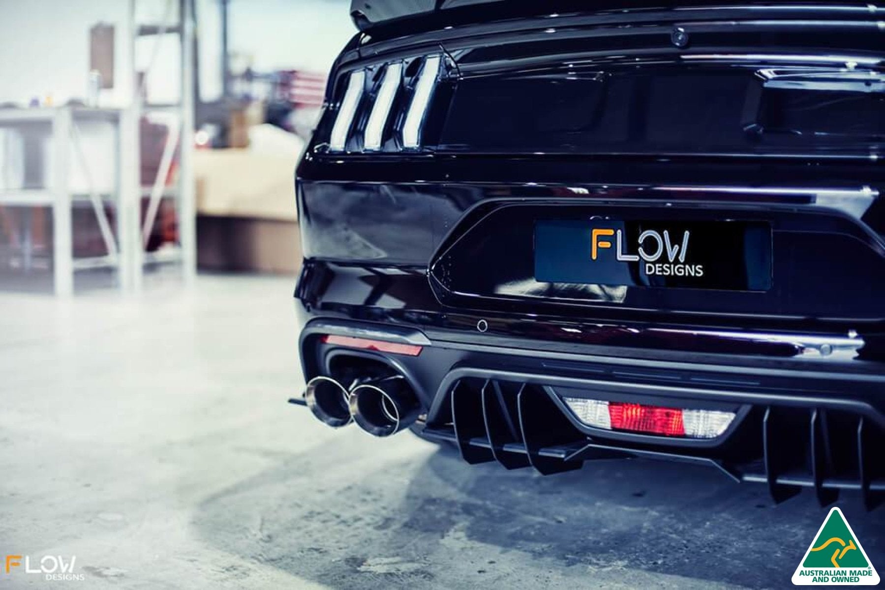 GT Mustang S550 FN Flow-Lock Rear Diffuser - MODE Auto Concepts