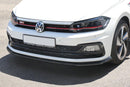 Maxton Design Front Splitter V1 VW Polo Mk6 GTI - MODE Auto Concepts