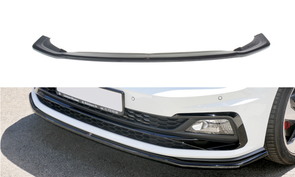 Maxton Design Front Splitter V2 VW Polo Mk6 GTI - MODE Auto Concepts