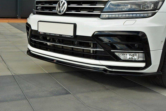 Maxton Design VW Tiguan Mk2 R-Line Front Splitter Lip - MODE Auto Concepts